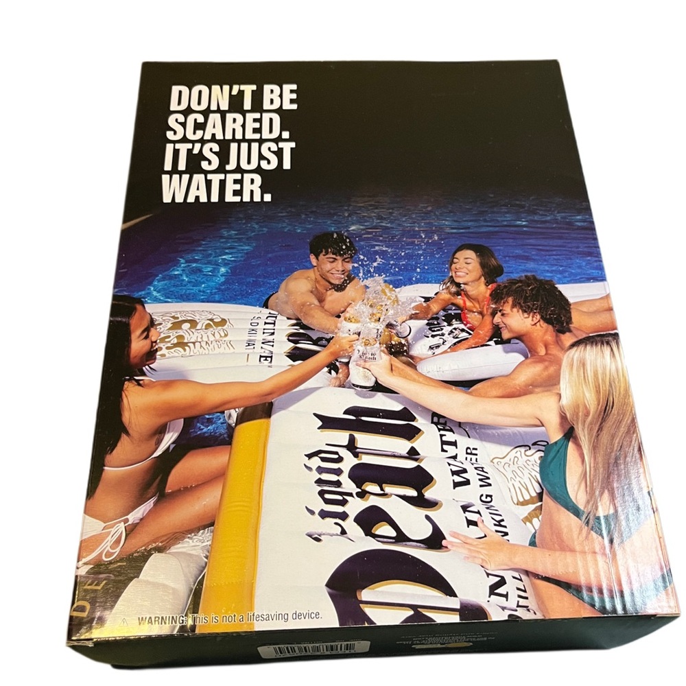 Liquid Death Mountain Water Pool Float